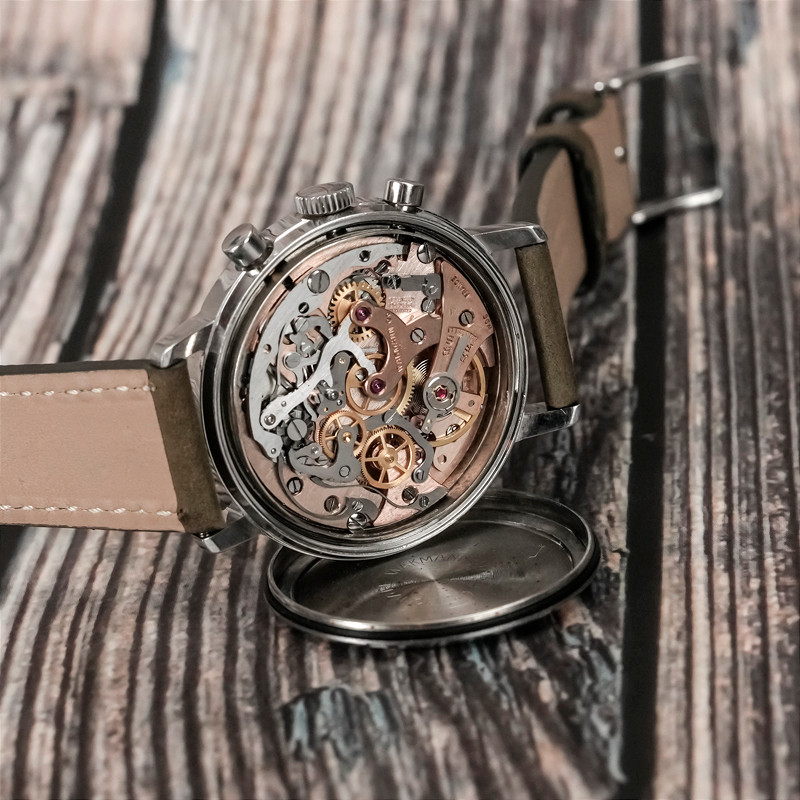 Wakmann Chronographe 37 mm Acier Inoxydable -1955--photo-5