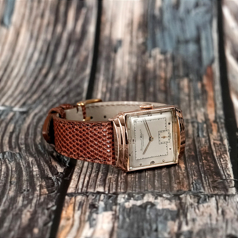 IWC Art Déco "Top Hat" Or Rose 18kts -1945- -photo-1