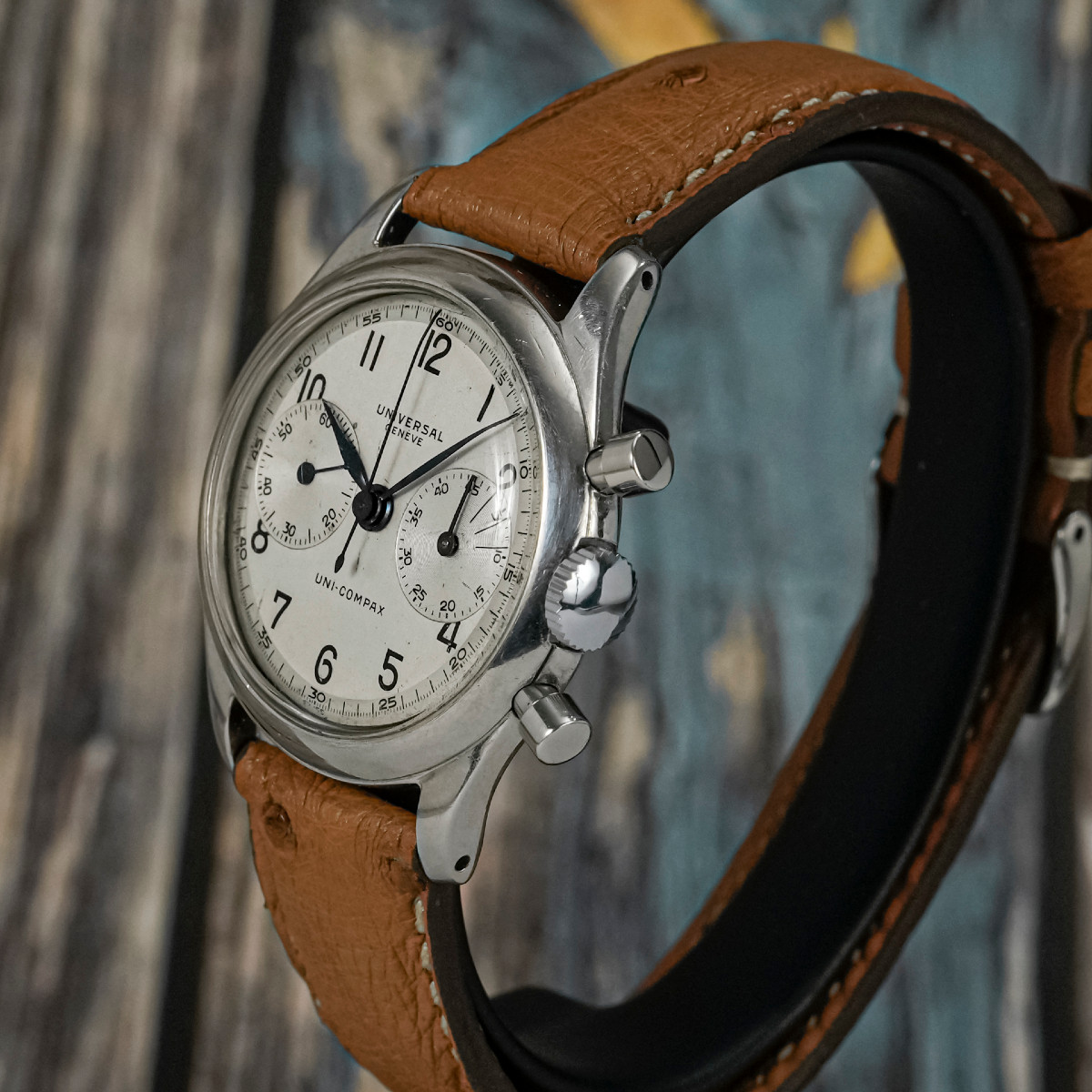 Universal Genève Uni-compax Chronograph Stainless Steel -1945--photo-3