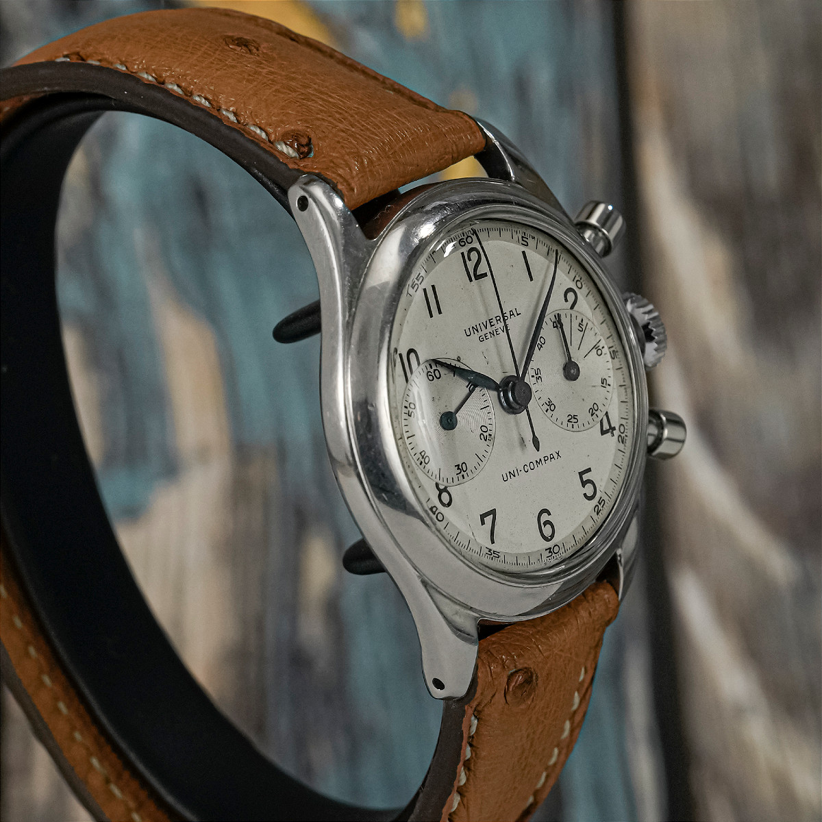 Universal Genève Uni-compax Chronograph Stainless Steel -1945--photo-4