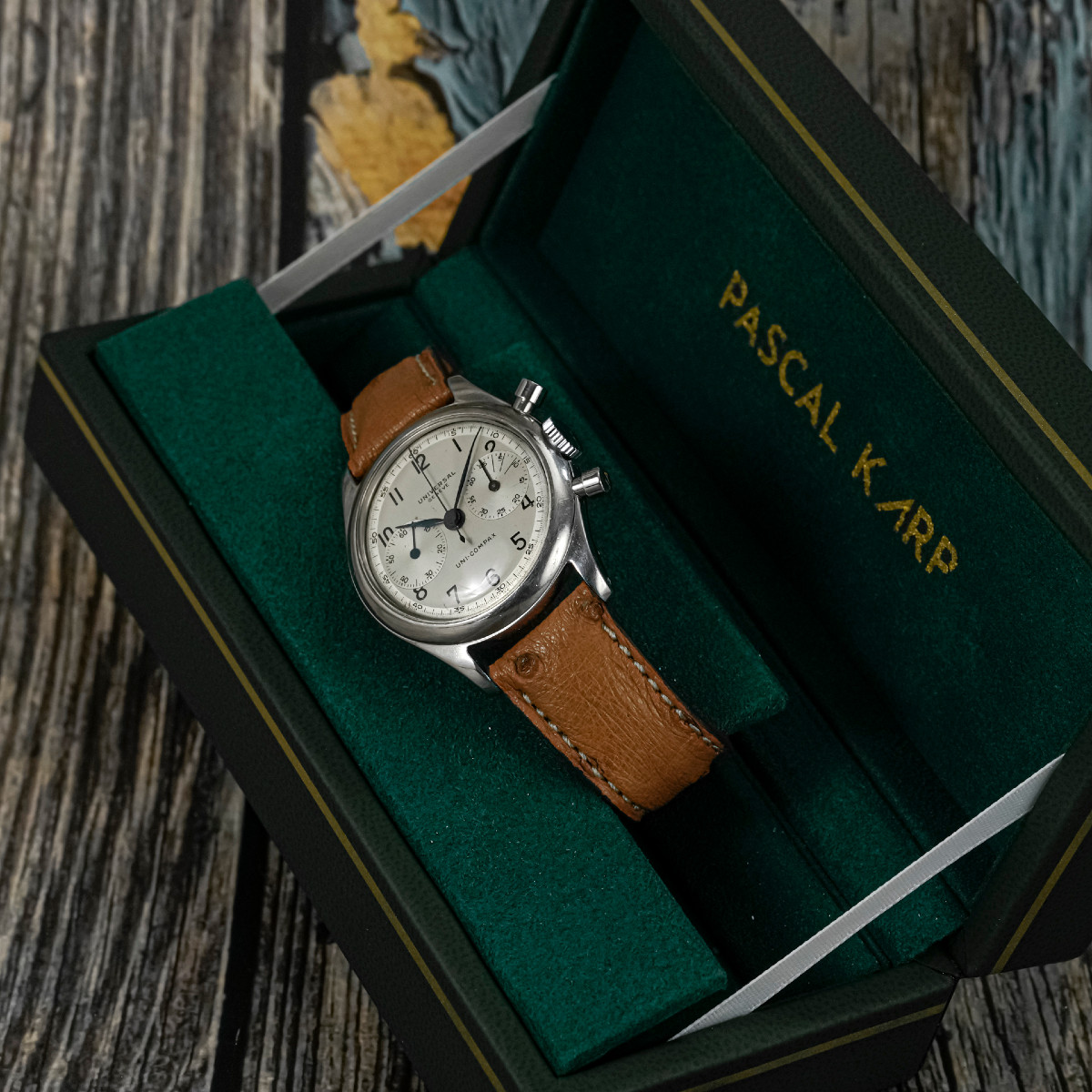 Universal Genève Uni-compax Chronograph Stainless Steel -1945--photo-2