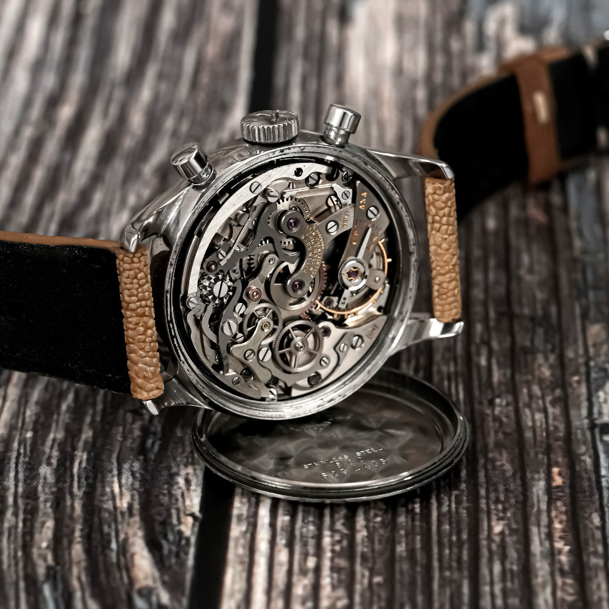 Wittnauer / Longines Valjoux 72 Steel Chronograph -1960- -photo-4