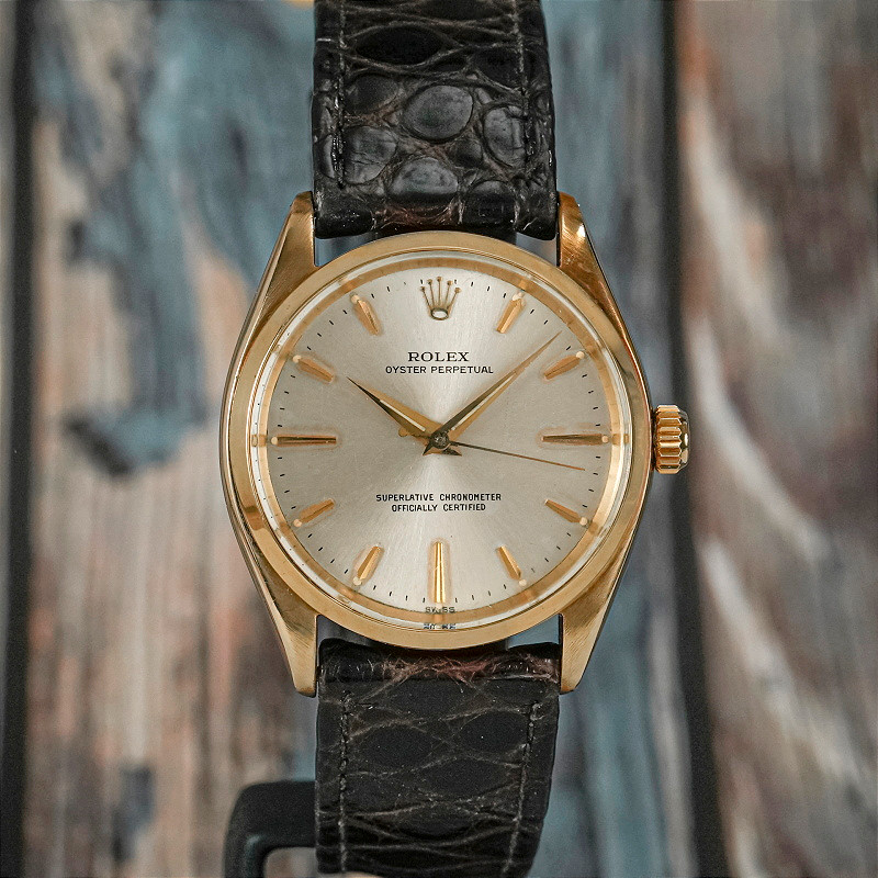Rolex Oyster Perpetual Chronometer Or Jaune  -1993--photo-2
