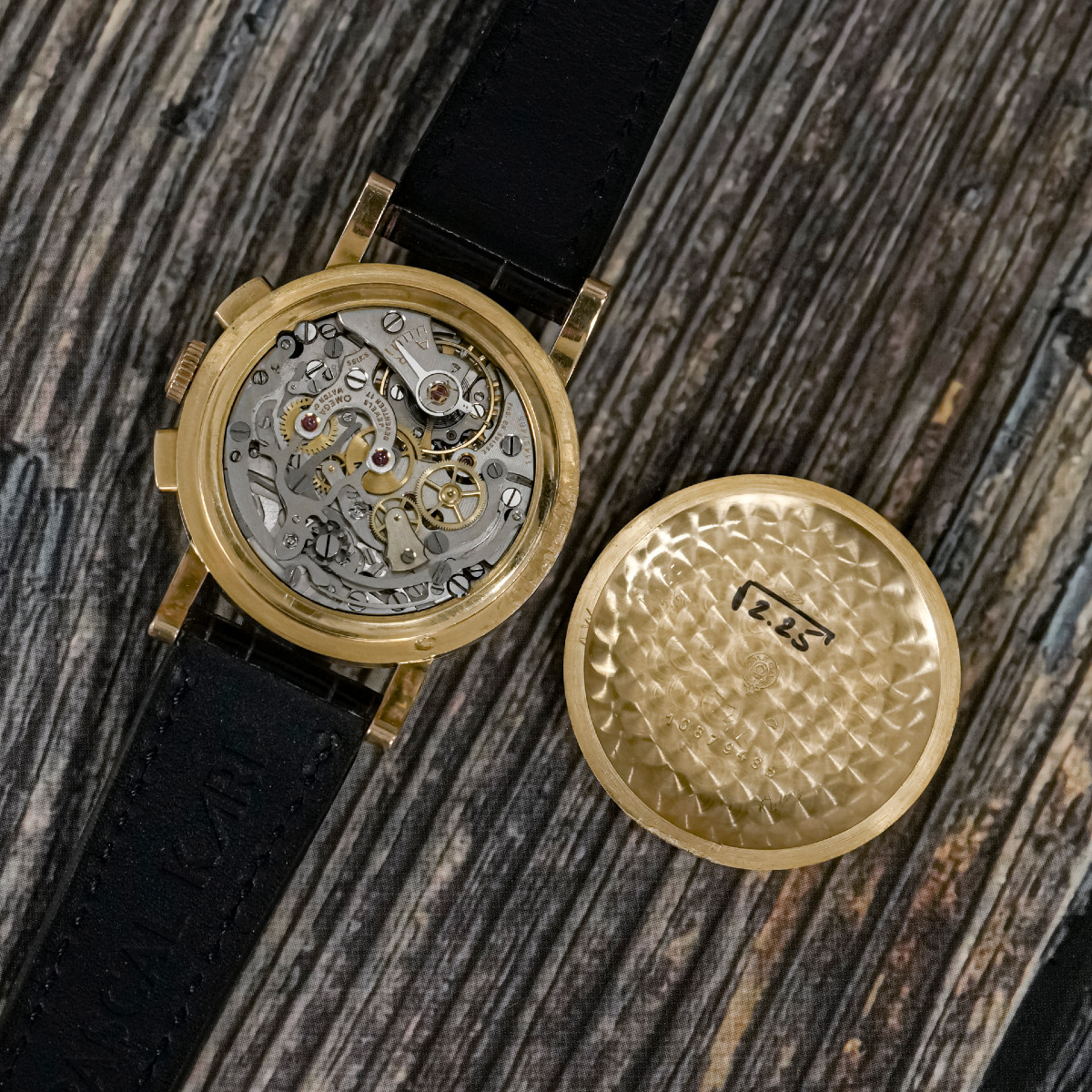 Omega Chronographe Or Jaune 18kts -1947- -photo-8