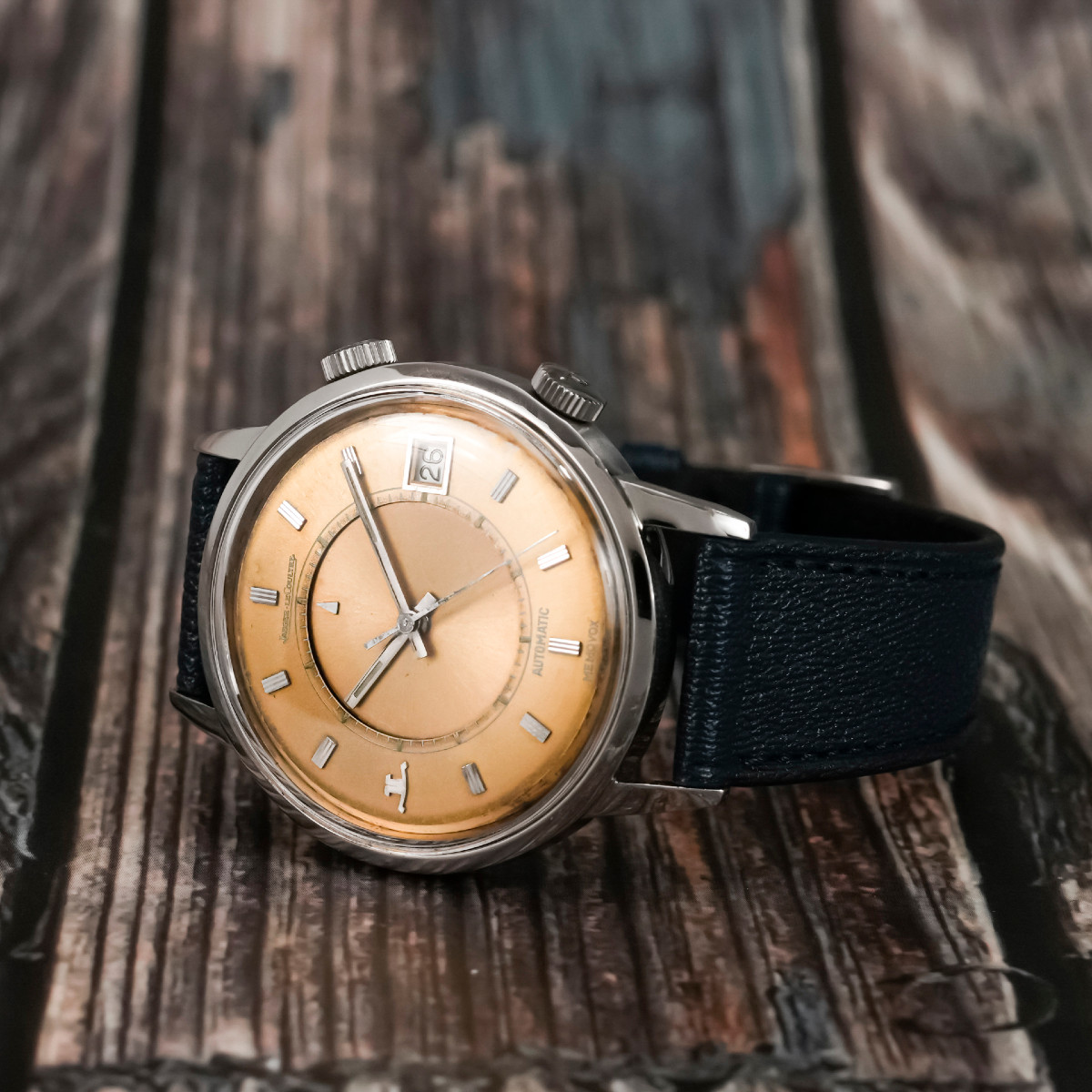 Jaeger Lecoultre Memovox Speed Beat. Hf. 28800. -1970--photo-2