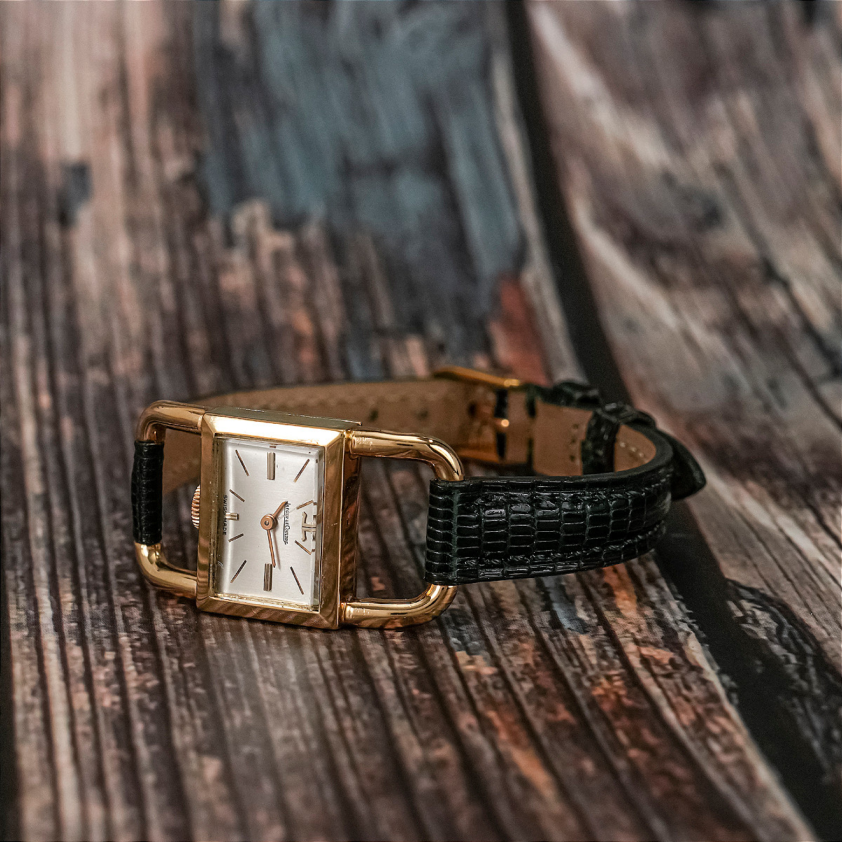 Jaeger Lecoultre 18kt Yellow Gold Stirrup -1972- -photo-3