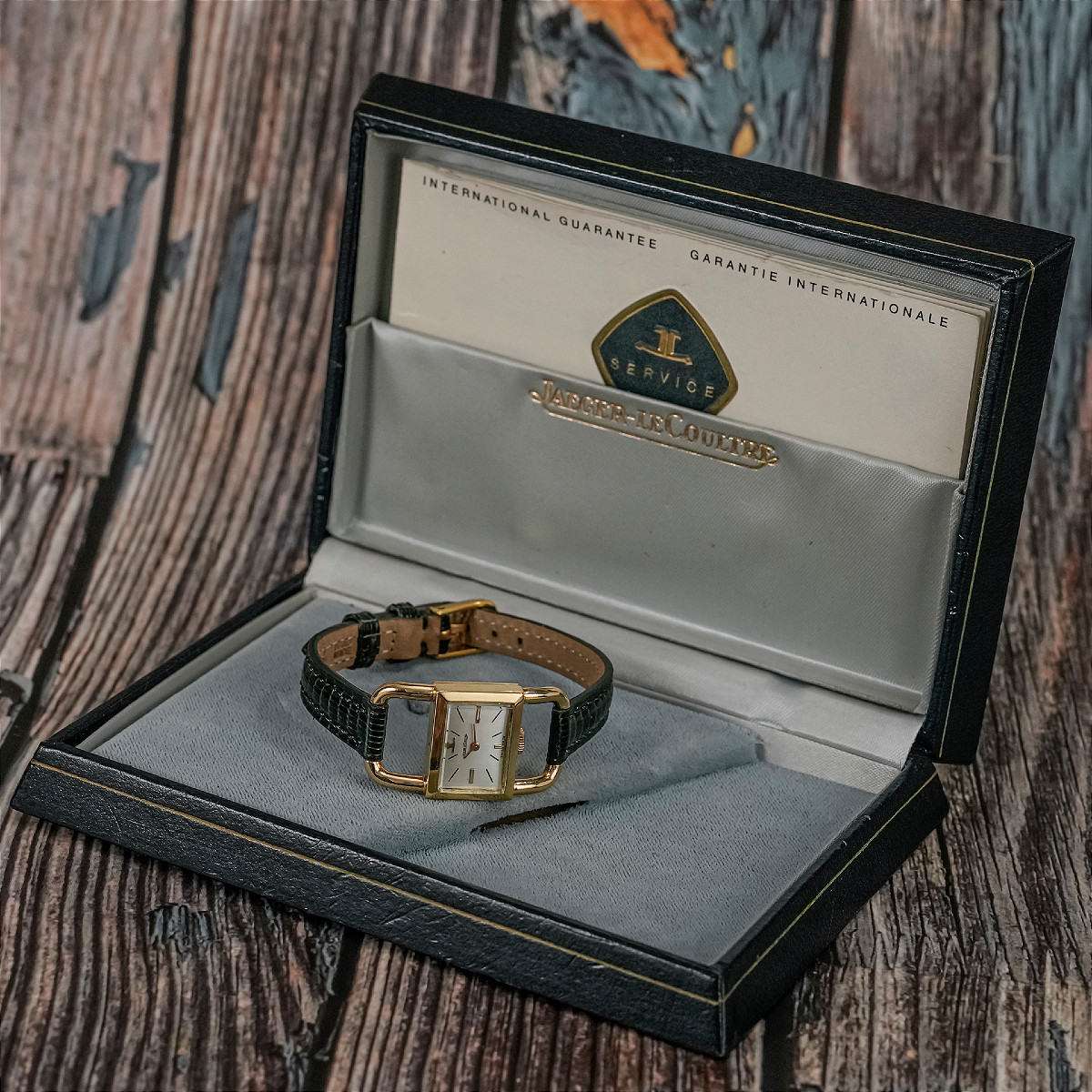 Jaeger Lecoultre 18kt Yellow Gold Stirrup -1972- -photo-4