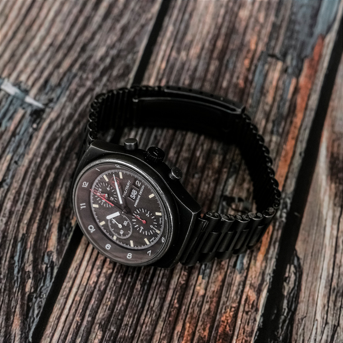 Porsche Design Gmt Military Pvd 3h Chronograph -1980--photo-3