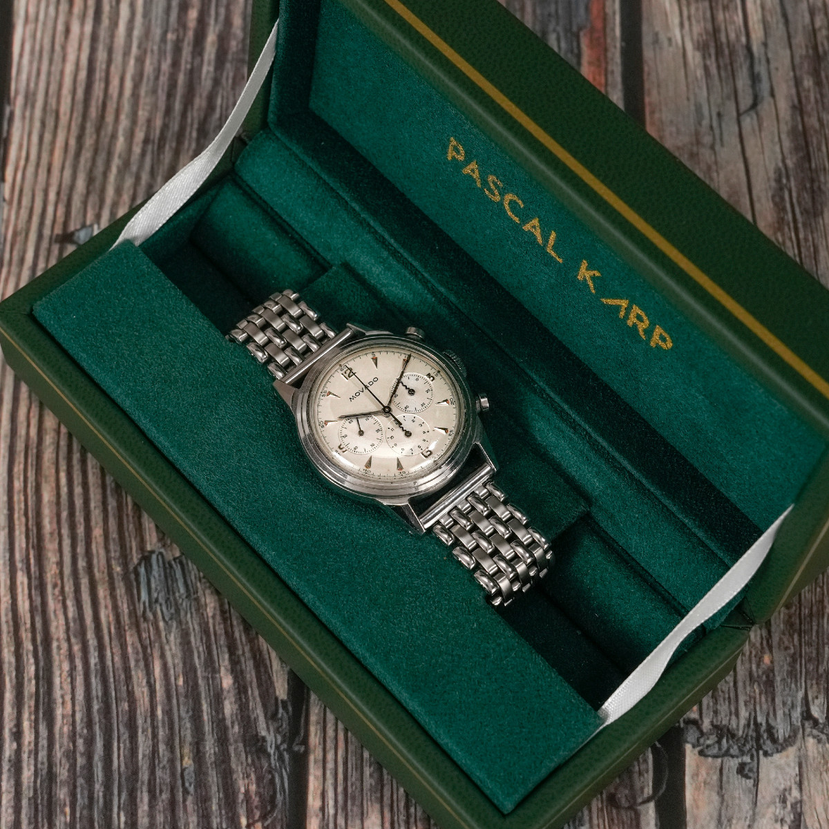 Movado Chronograph Steel -1955- -photo-1