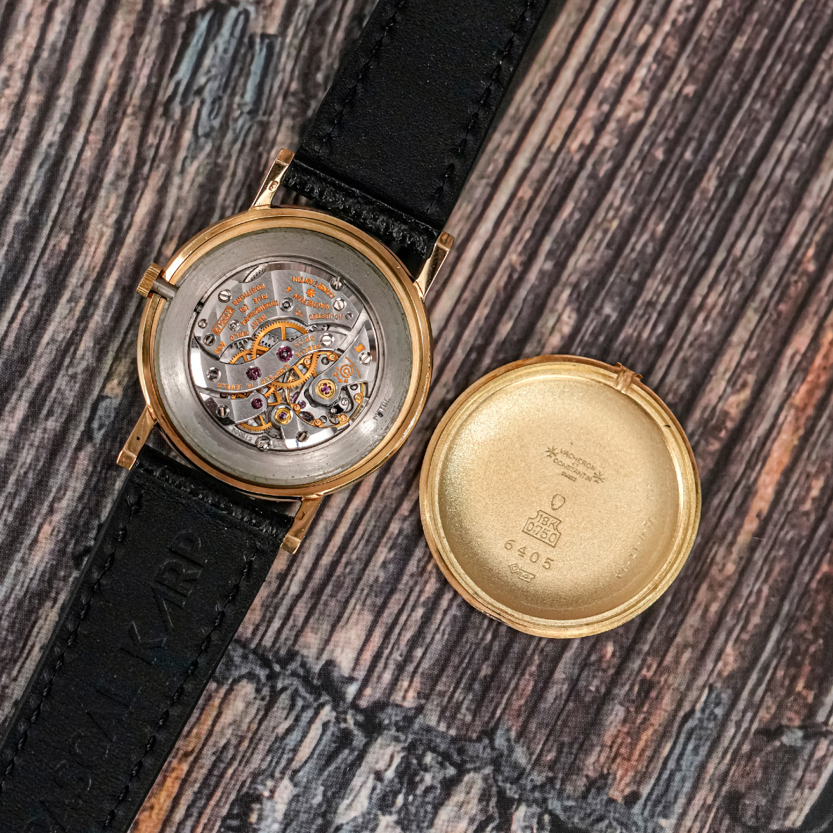 Vacheron Constantin  Patrimony Extra-plate Or Jaune 18 k -1956--photo-4