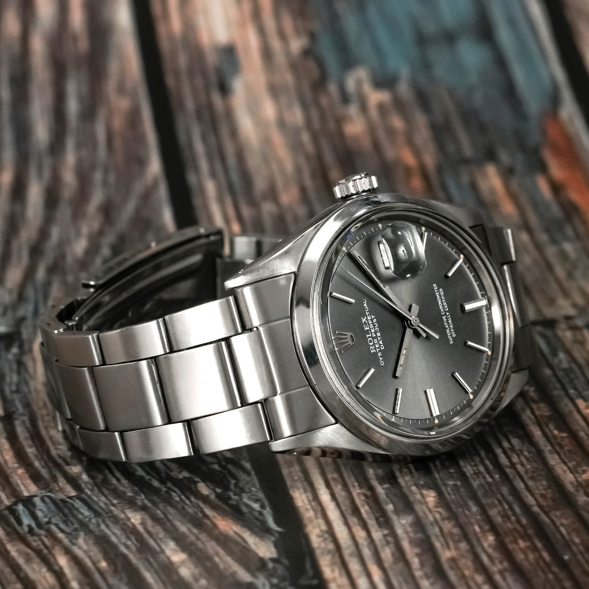 Rolex Datejust acier inoxydable 36 mm-1971- -photo-4