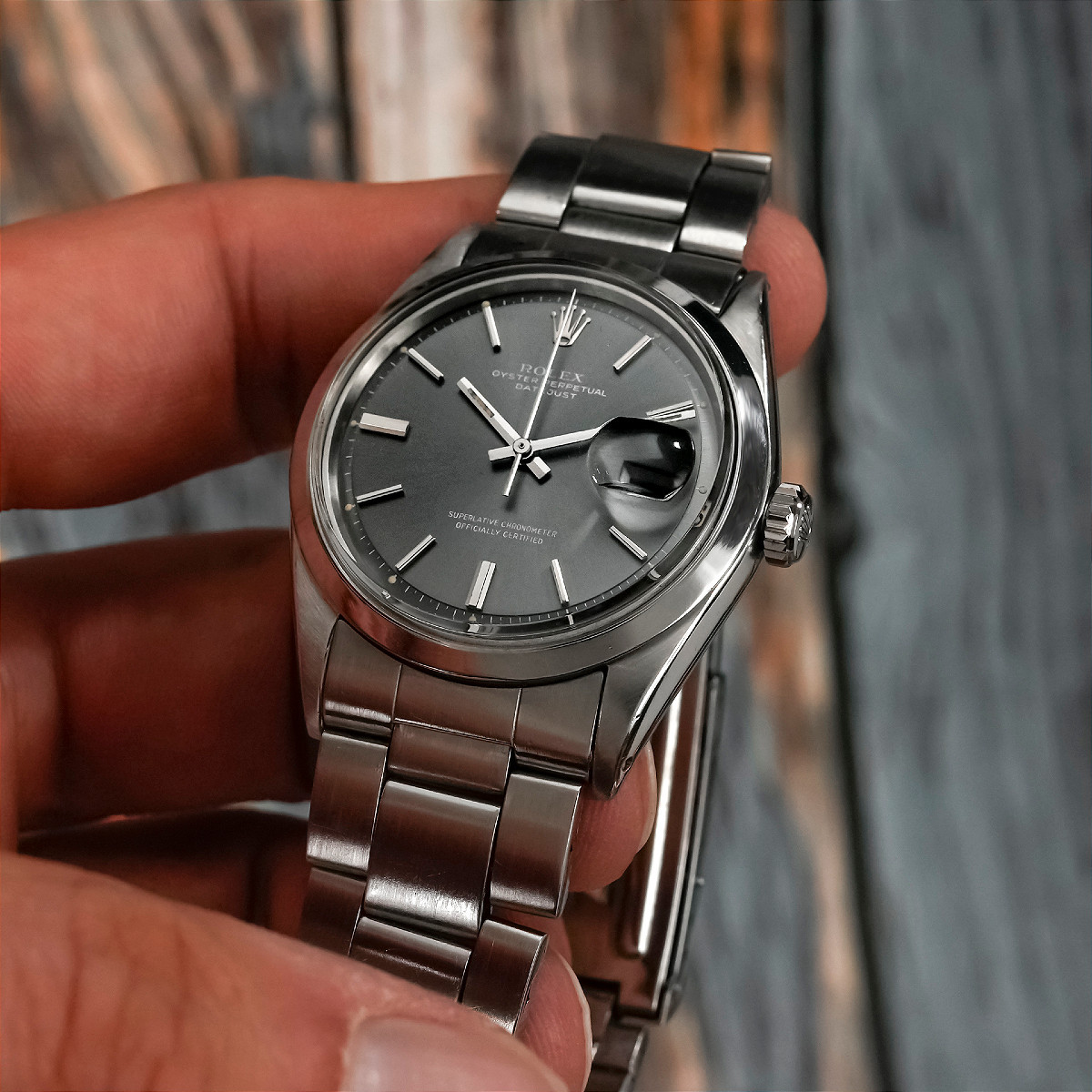 Rolex Datejust acier inoxydable 36 mm-1971- -photo-1
