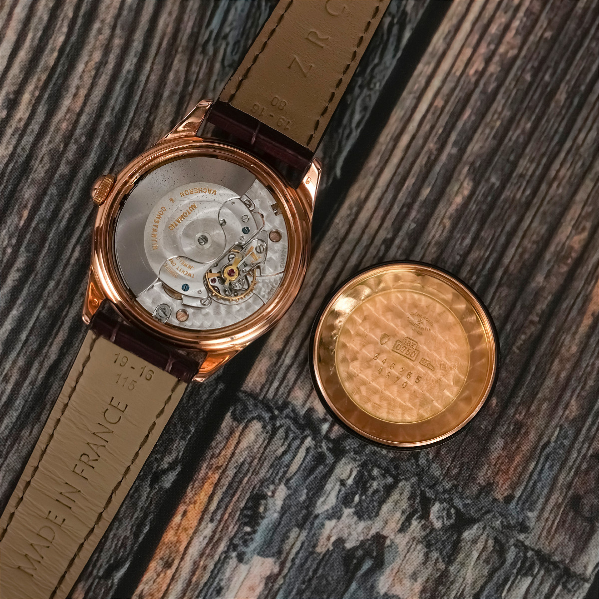 Vacheron Constantin Jumbo automatique or rose18 K circa 1950-photo-5