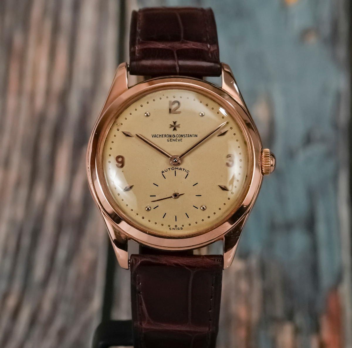Vacheron Constantin Jumbo automatique or rose18 K circa 1950