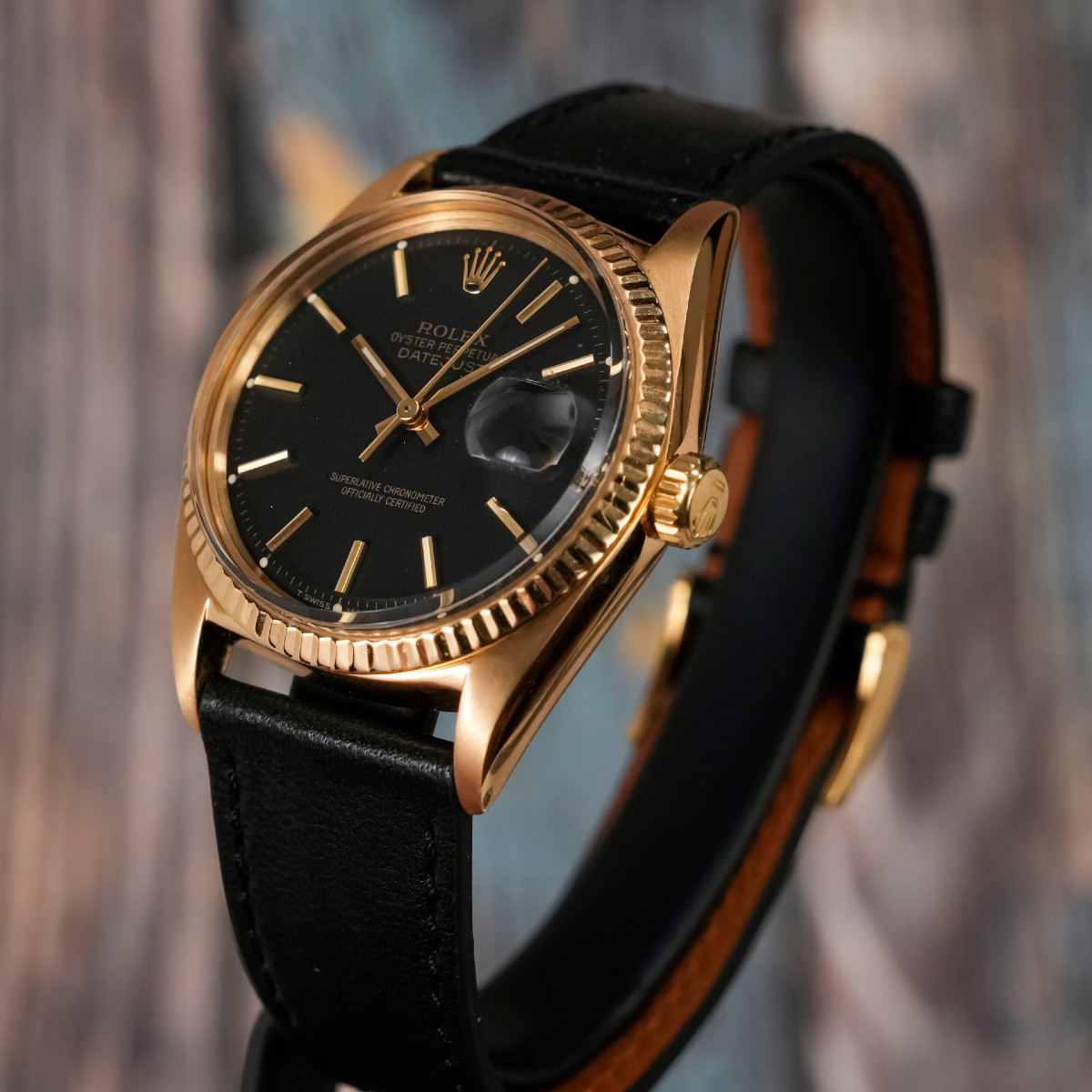 Rolex Oyster Perpetual Datejust 36 or jaune 18 K -1979--photo-2