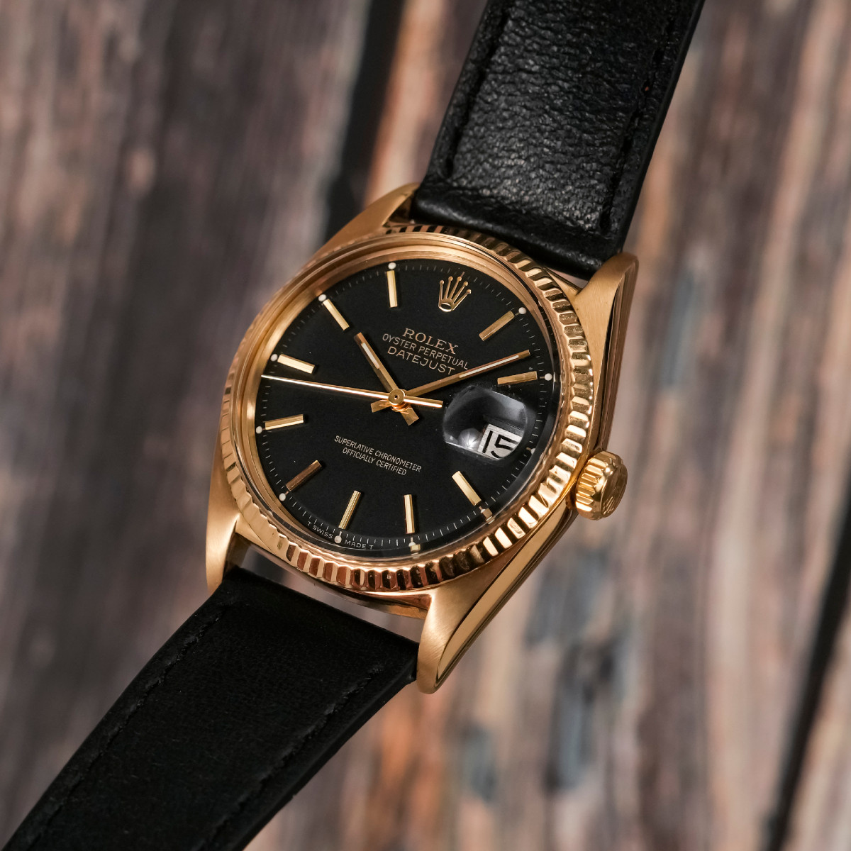 Rolex Oyster Perpetual Datejust 36 or jaune 18 K -1979--photo-4