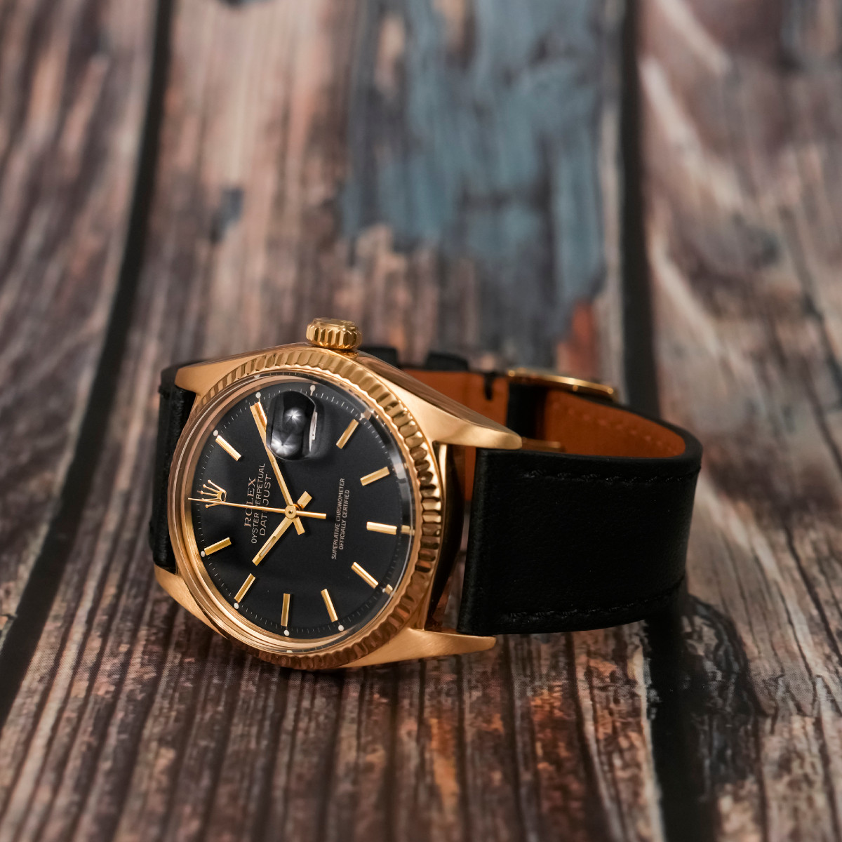 Rolex Oyster Perpetual Datejust 36 or jaune 18 K -1979--photo-1
