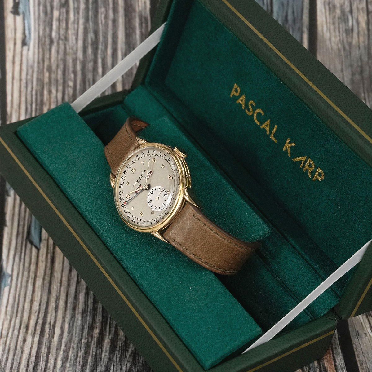 Vacheron Constantin Triple-Date or jaune 18 K -1945--photo-2