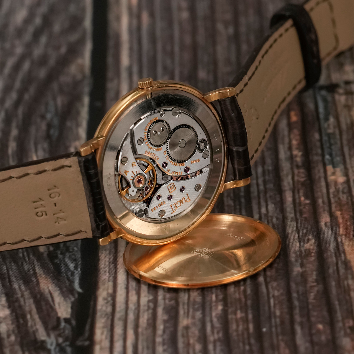 Piaget Classique or jaune 18 k -1960--photo-5