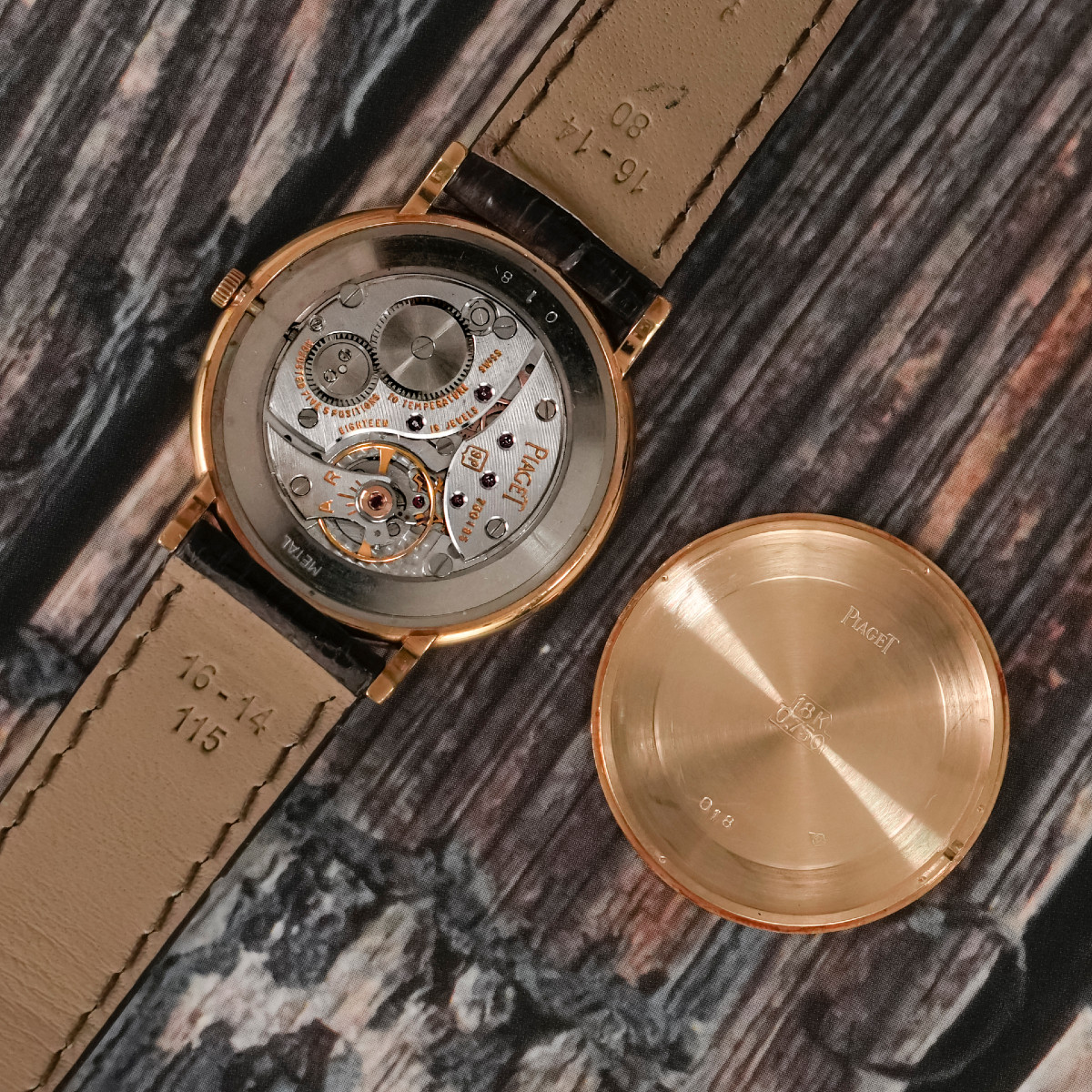 Piaget Classique or jaune 18 k -1960--photo-6