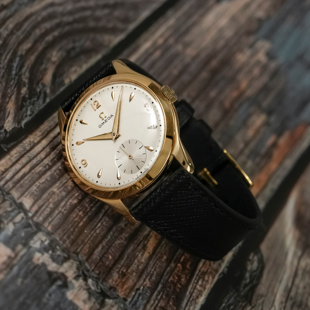 Omega Tresor or jaune 18K -1951- -photo-1