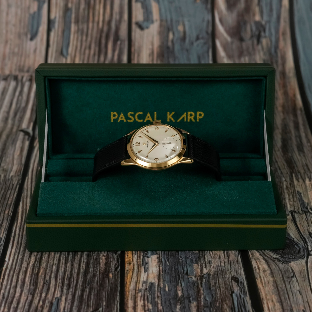 Omega Tresor or jaune 18K -1951- -photo-2