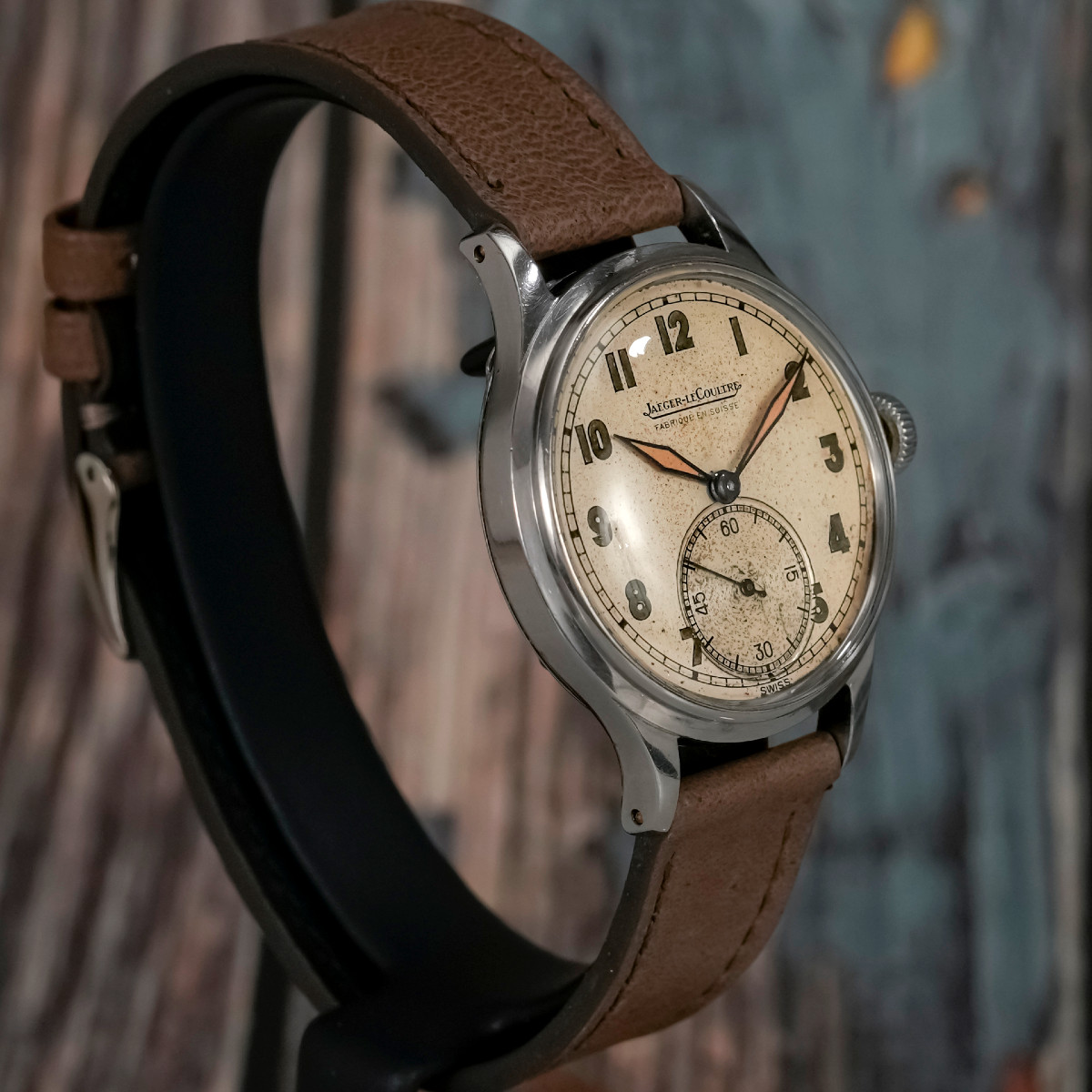 Jaeger Lecoultre Calatrava Military Type Stainless Steel -1946--photo-3