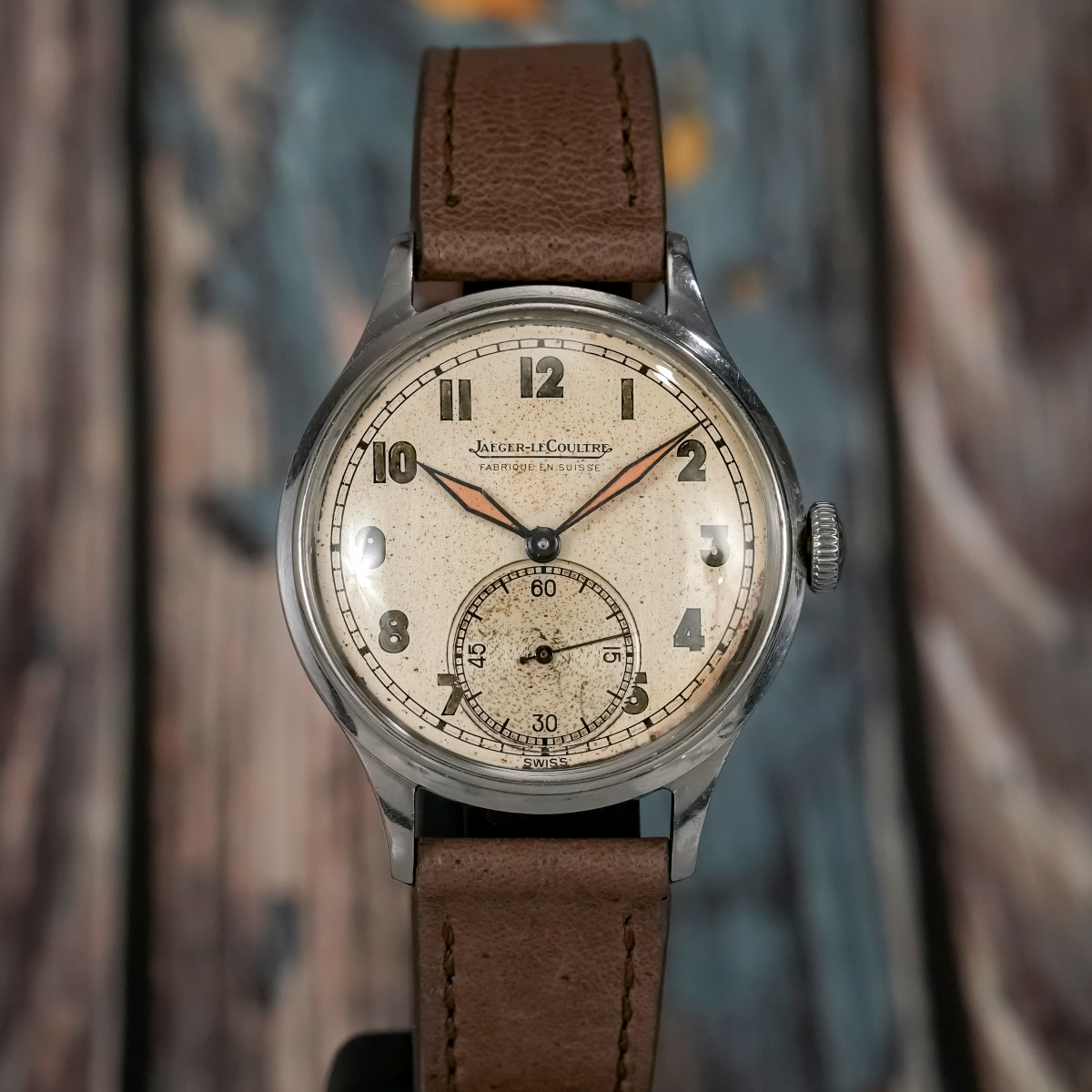 Jaeger Lecoultre Calatrava Military Type Stainless Steel -1946-