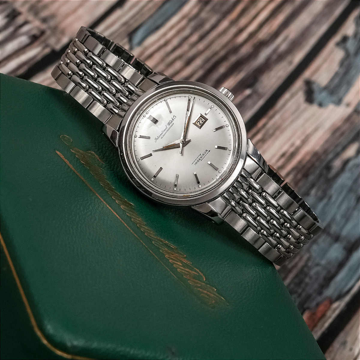 Iwc Ingenieur Calendar Automatic Steel/steel -1960--photo-1