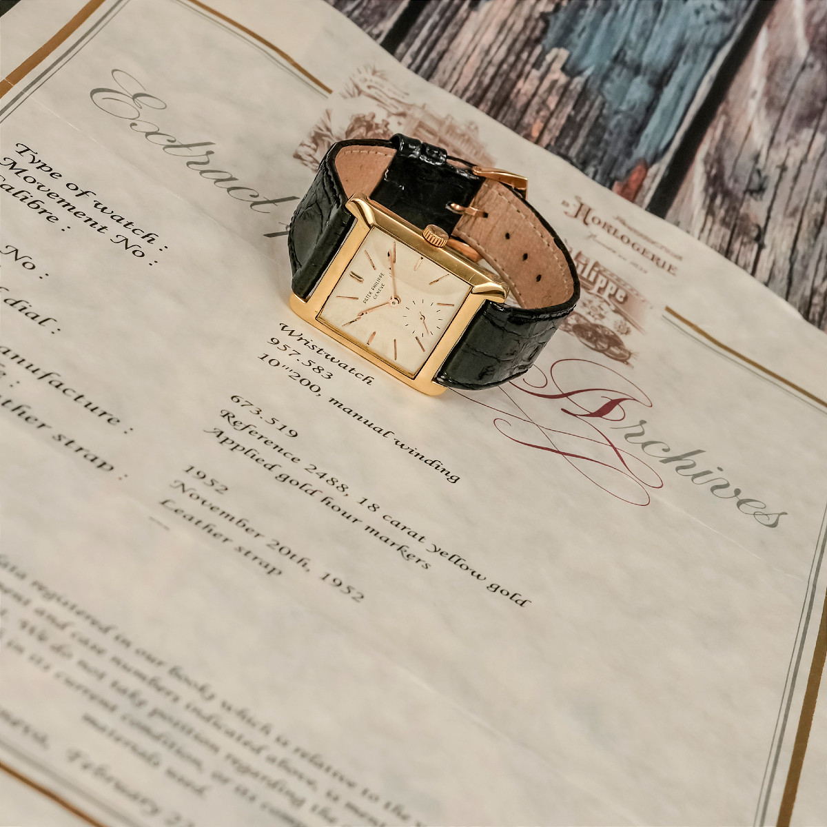 Patek Philippe Gondolo 18k Yellow Gold -1952- -photo-3