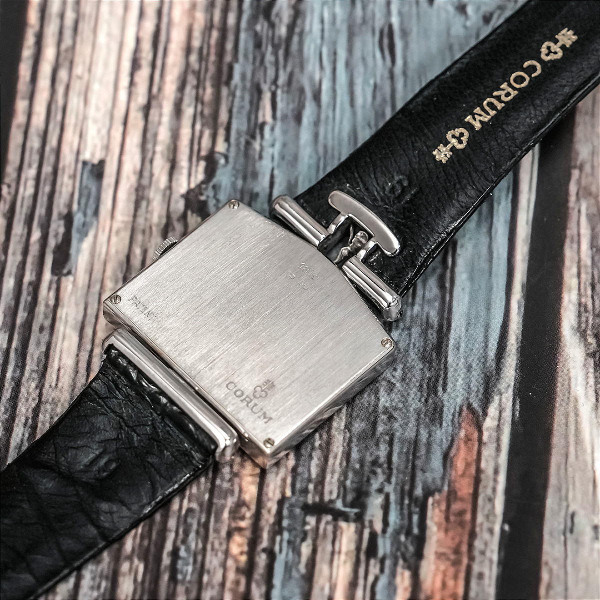 Corum Rolls Royce or blanc 18k -1976- -photo-4