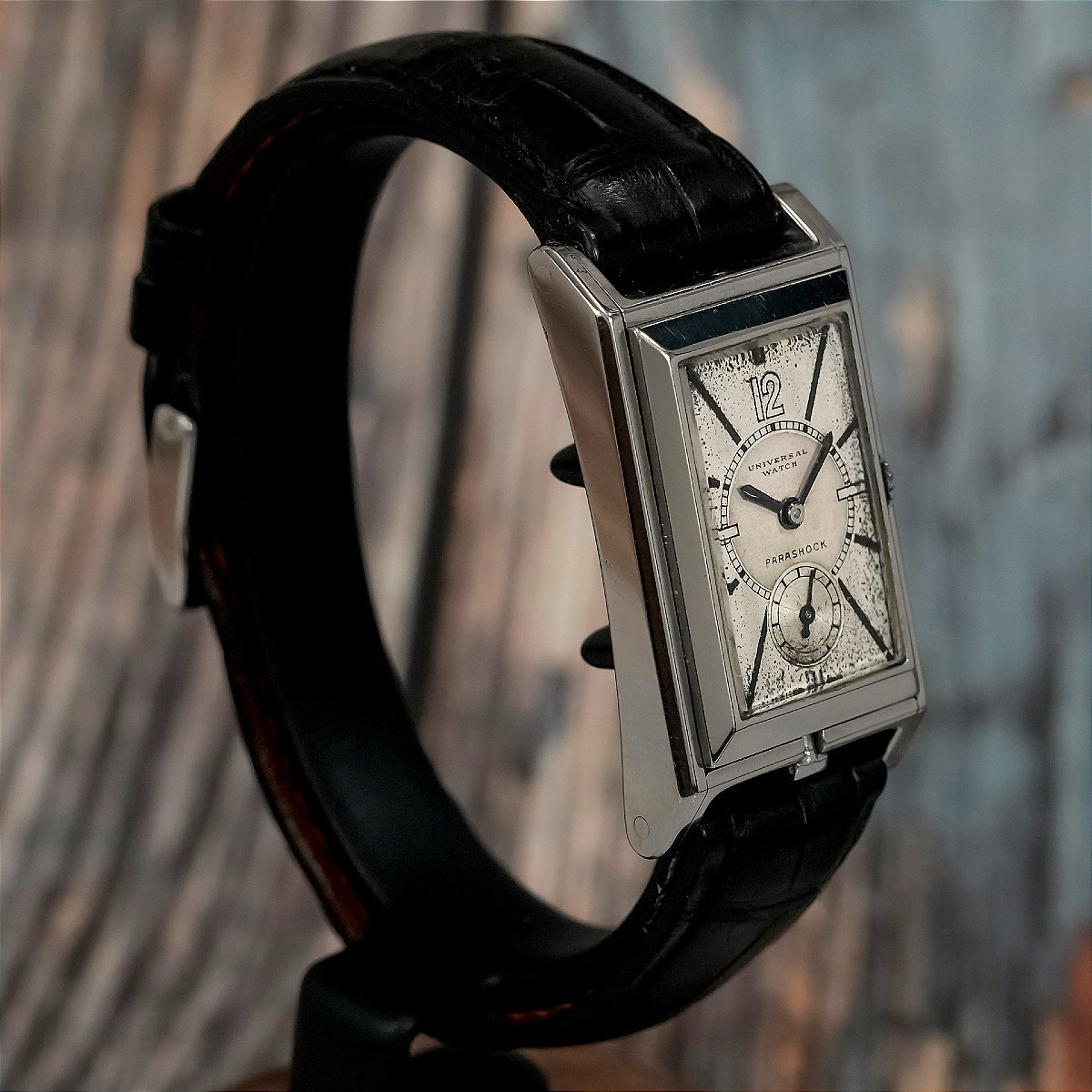 Universal Genève Cabriolet acier inoxydable Staybrite -1929- -photo-3