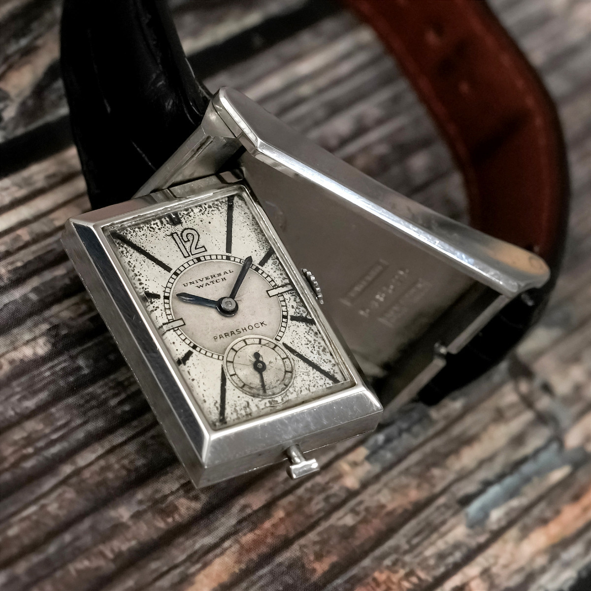 Universal Genève Cabriolet acier inoxydable Staybrite -1929- -photo-2