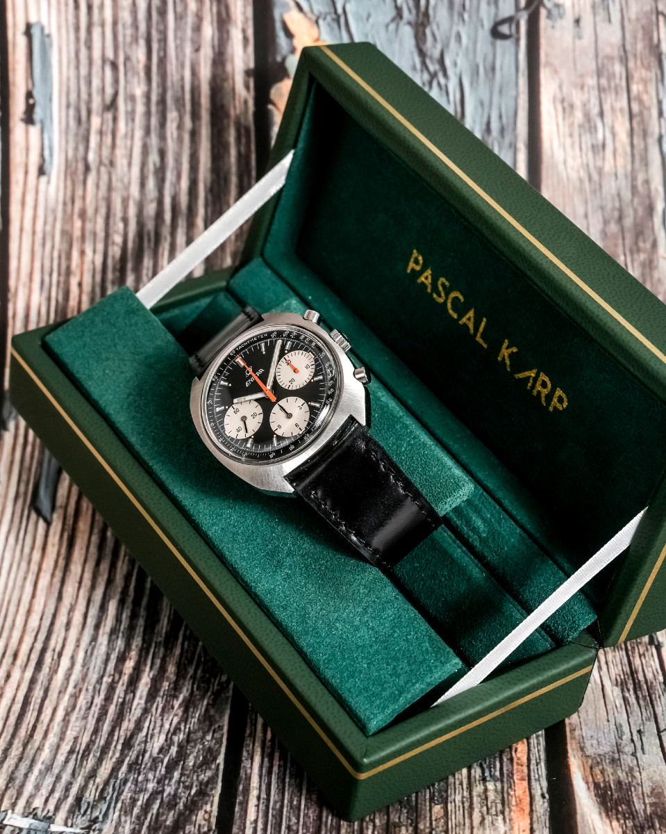 Enicar Chronographe Valjoux 72 "Gerhard Mitter" -1968--photo-2