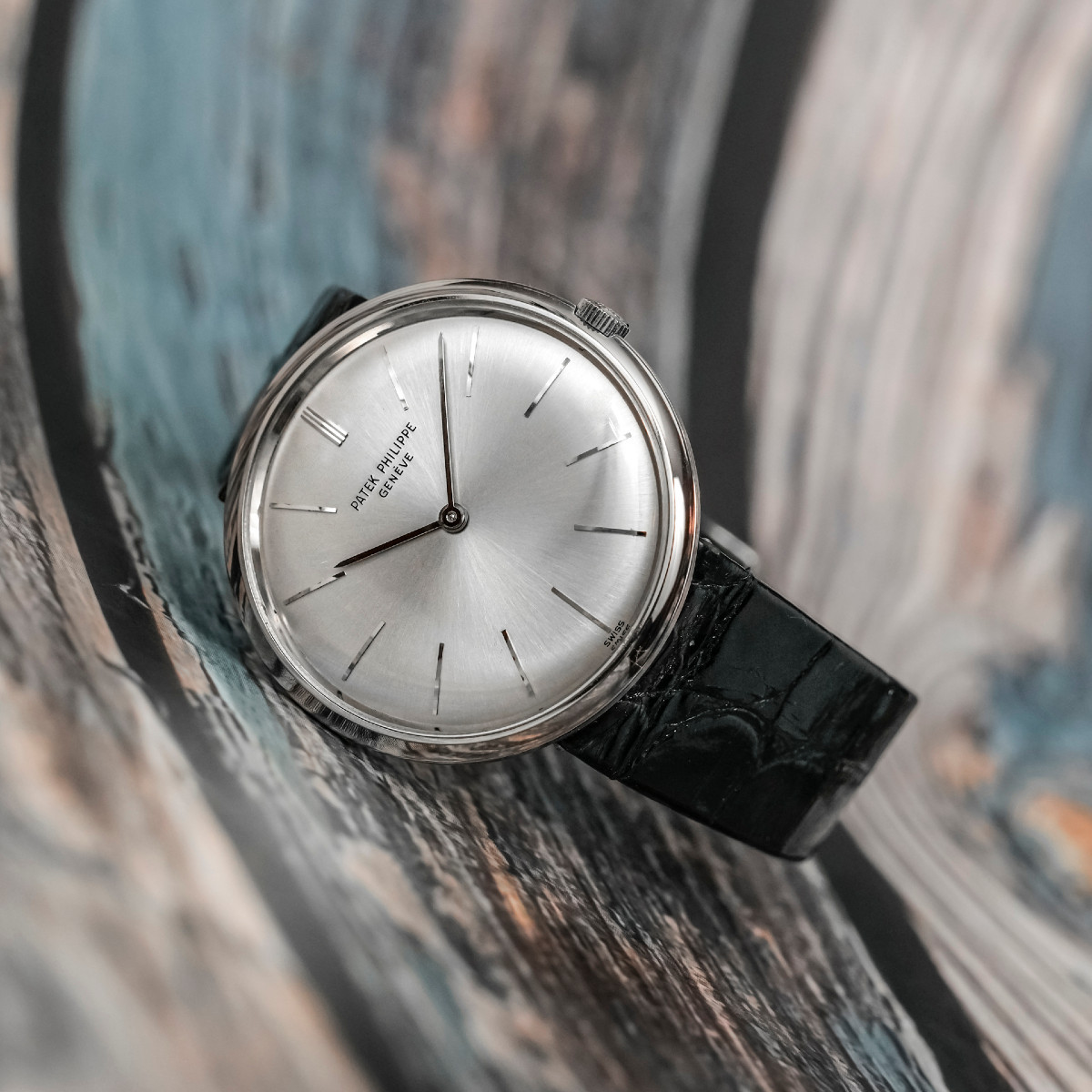 Patek Philippe Calatrava “disco Volante” 18k White Gold -1964- -photo-1