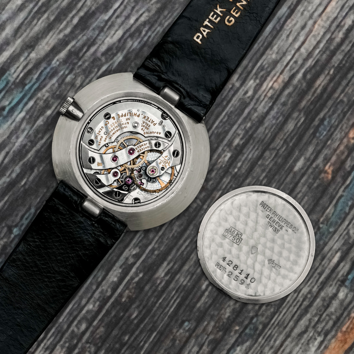 Patek Philippe Calatrava “disco Volante” 18k White Gold -1964- -photo-5