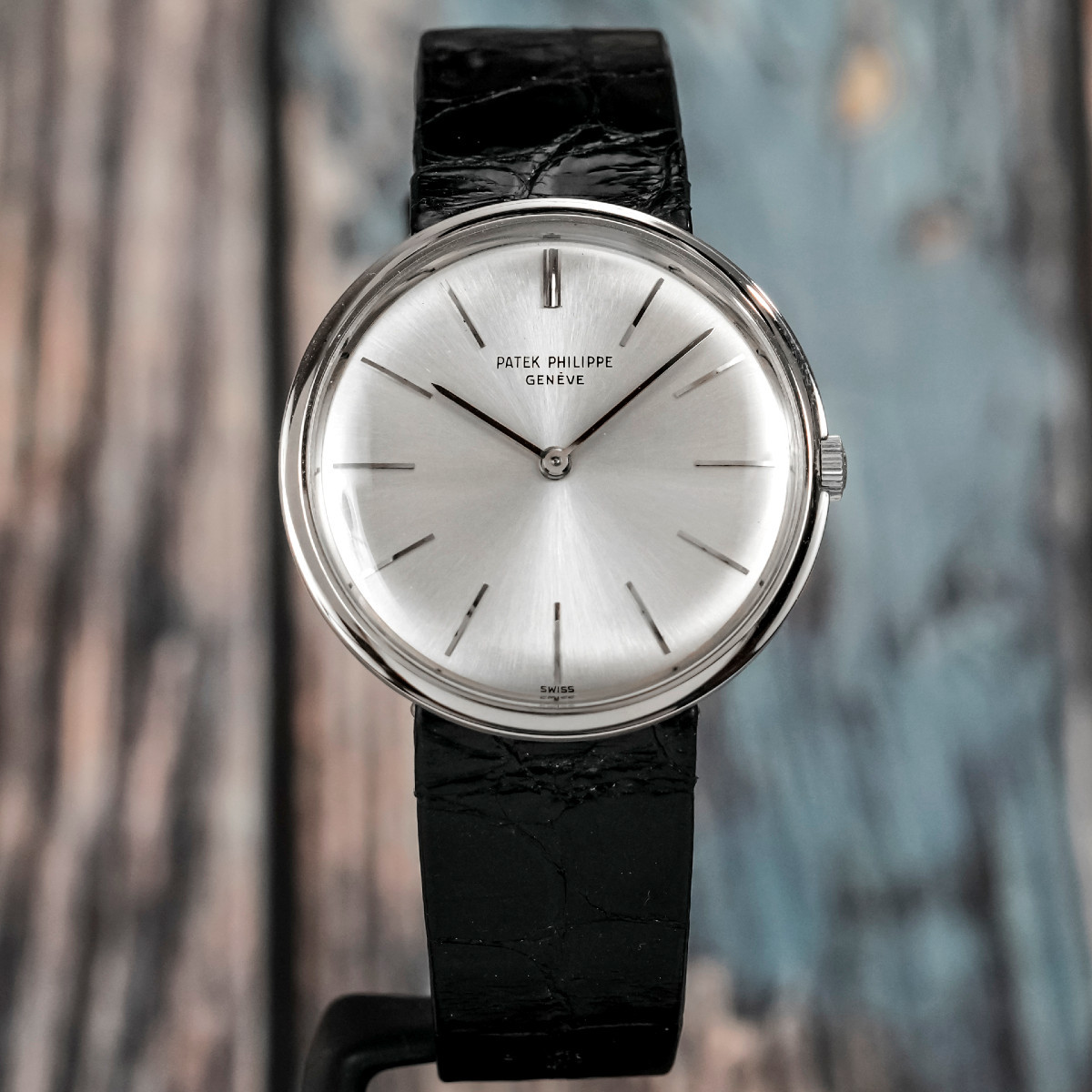 Patek Philippe Calatrava “disco Volante” 18k White Gold -1964- 