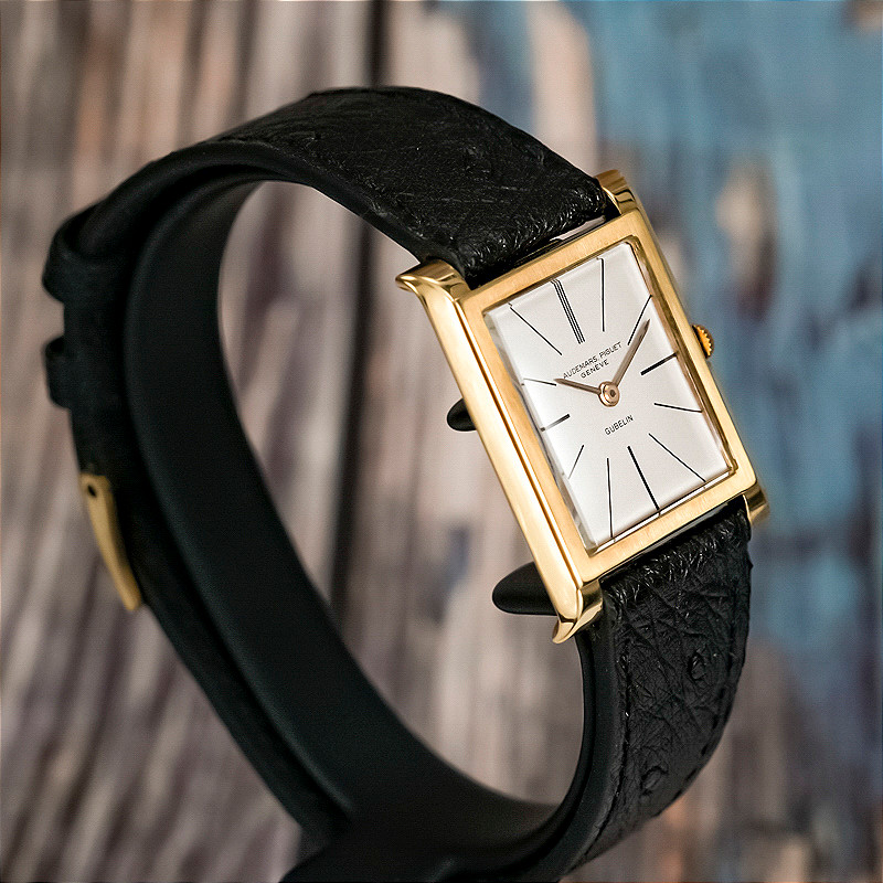 Audemars Piguet Tank Or Jaune 18kts Double Signature "Gubelin" -1962- -photo-3