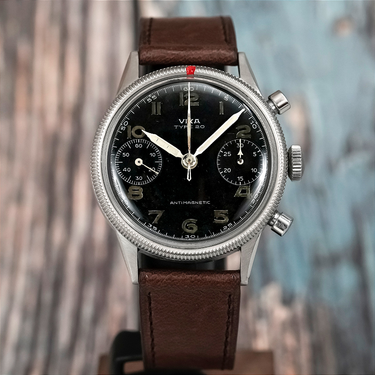 Vixa chronographe Flyback Type 20 Armée de l’Air Française -1954-