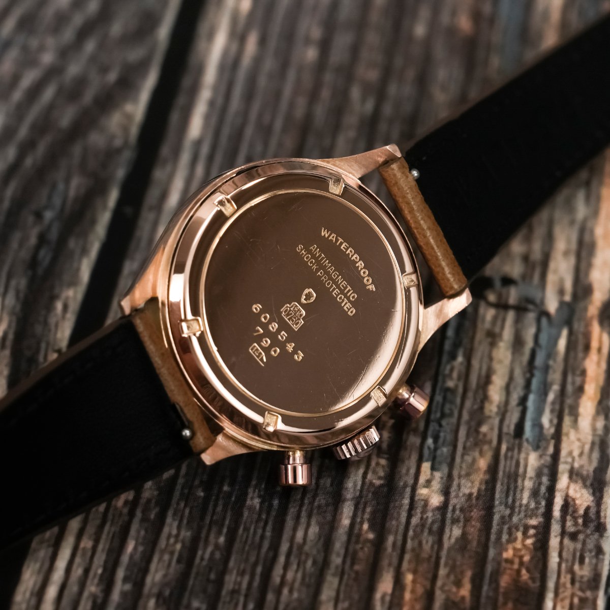 Chronographe Breitling Premier or rose 18k -1945- -photo-2