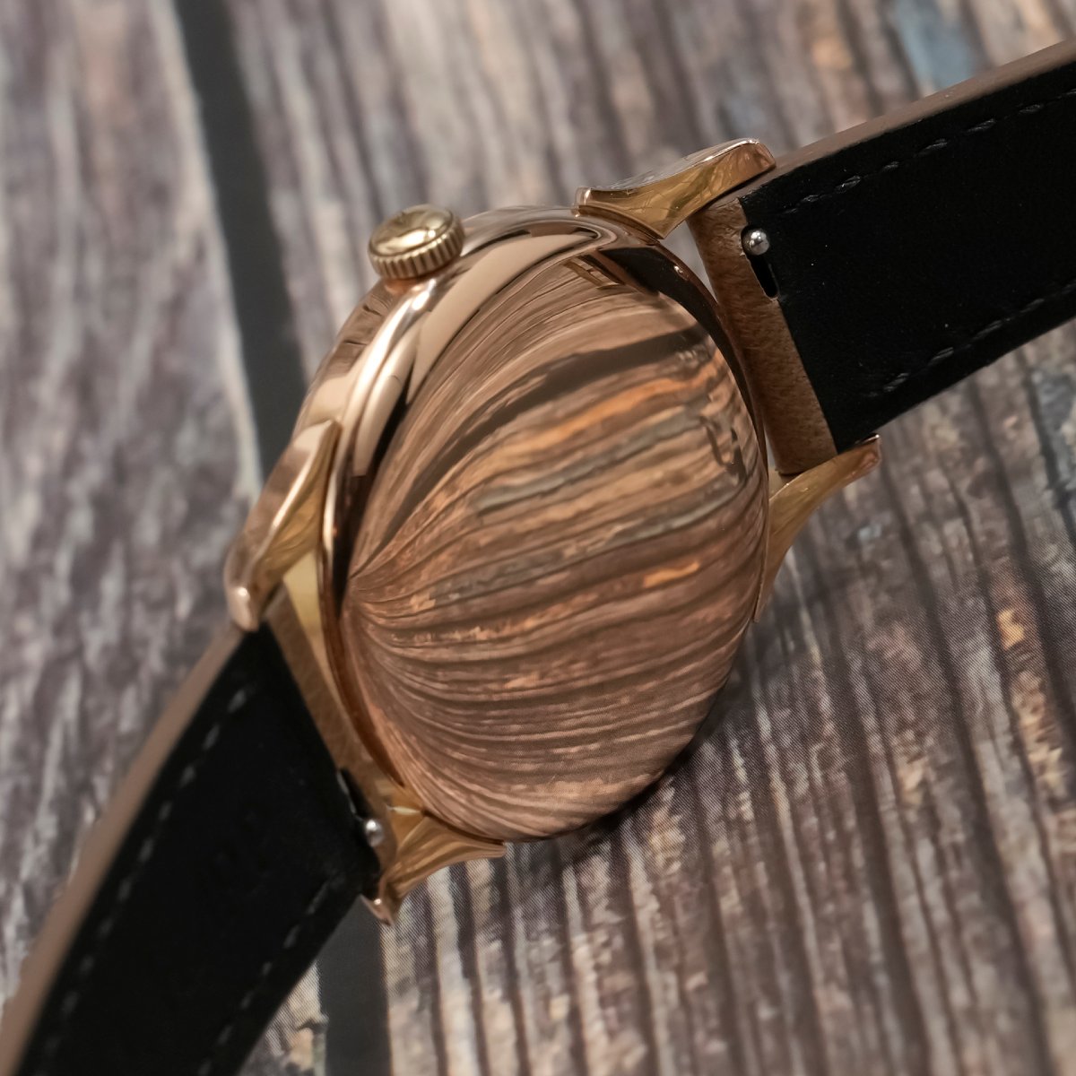 Rolex Precision 18k Rose Gold Circa 1950 -photo-4