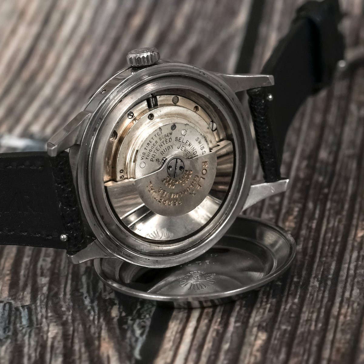 Rolex Perpetual  Precision "Padellone" Triple Date Phases de Lune -1952--photo-5