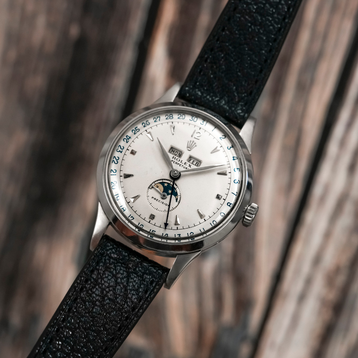 Rolex Perpetual  Precision "Padellone" Triple Date Phases de Lune -1952--photo-1