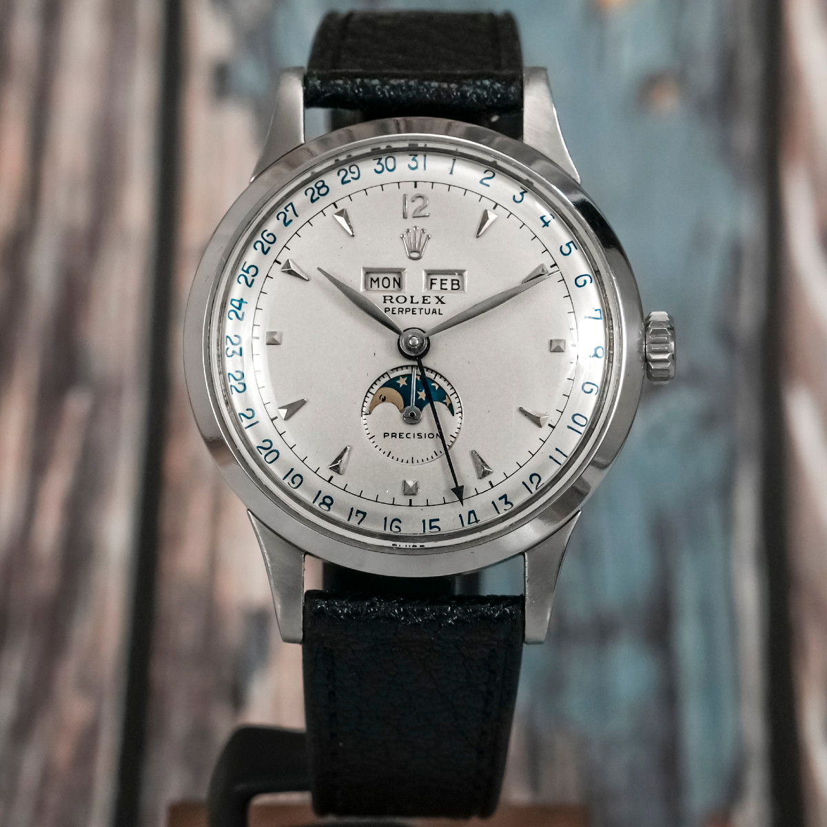 Rolex Perpetual  Precision "Padellone" Triple Date Phases de Lune -1952-