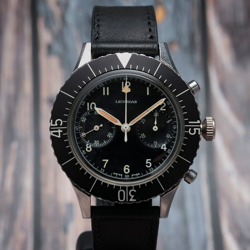 Leonidas Cp-2 Flyback Military Chronograph -1965- 