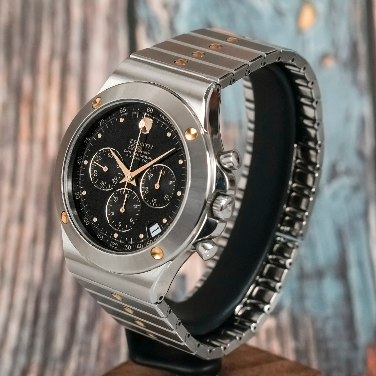 Zenith Chronograph Pacific Museum Watch Gold/steel -1994- -photo-2