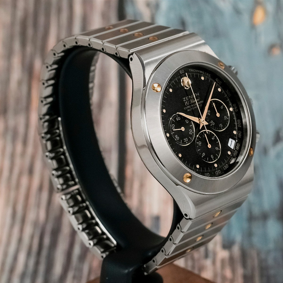 Zenith Chronograph Pacific Museum Watch Gold/steel -1994- -photo-3