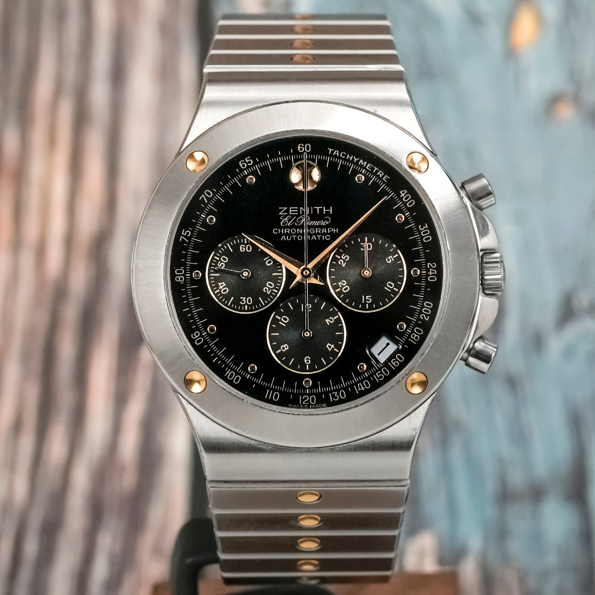 Zenith Chronograph Pacific Museum Watch Gold/steel -1994- 