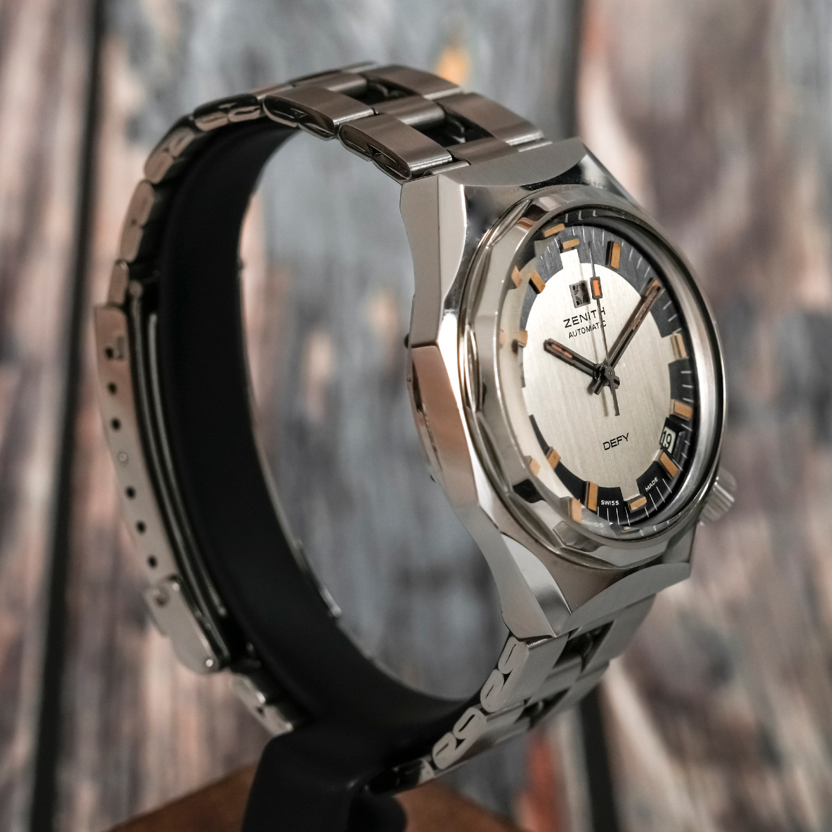 Zenith Defy Nos Automatic Watch With Gay Frères Bracelet - 1969-photo-3