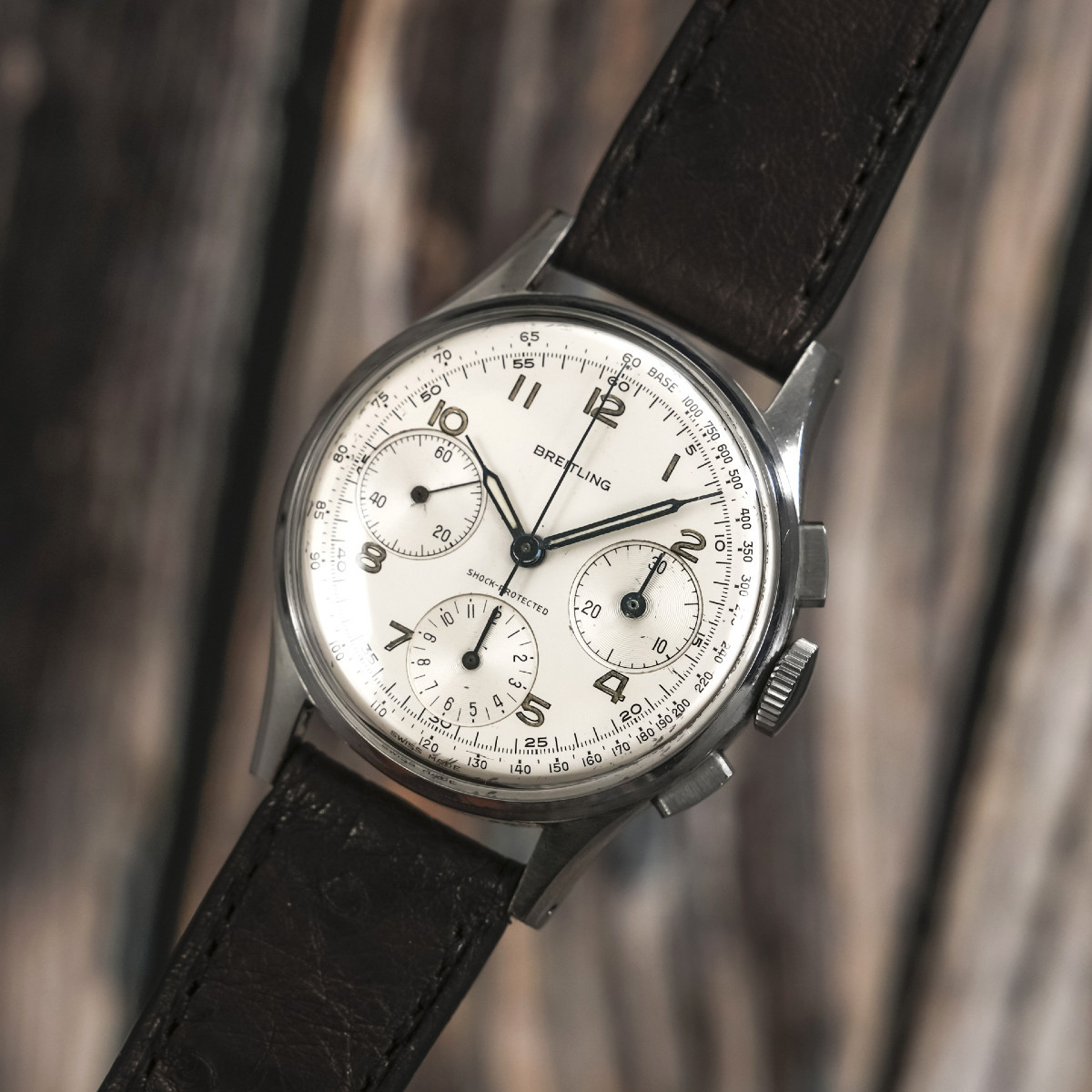 Breitling Chronographe Premier acier inoxydable -1947- -photo-4